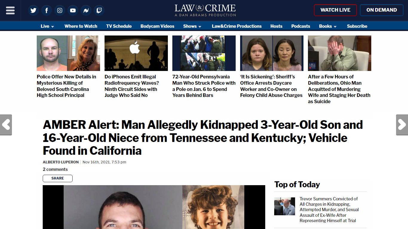 Jacob Clare Kidnapped Noah Clare and Amber Clare: Authorities - Law & Crime
